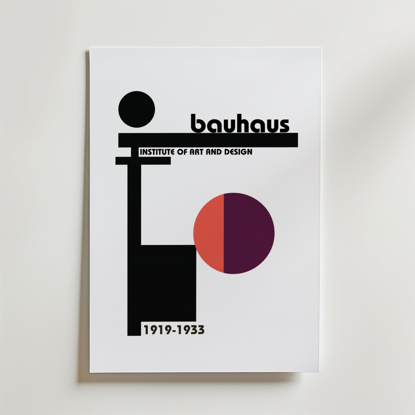 Bauhaus Art and Design Poster
