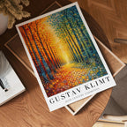Gustav Klimt Chromatic Forest Passage Poster affisch – poster till väggdekoration – köp online hos Bozetto
