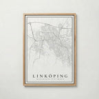Linköping Karta Poster