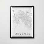 Linköping Karta Poster