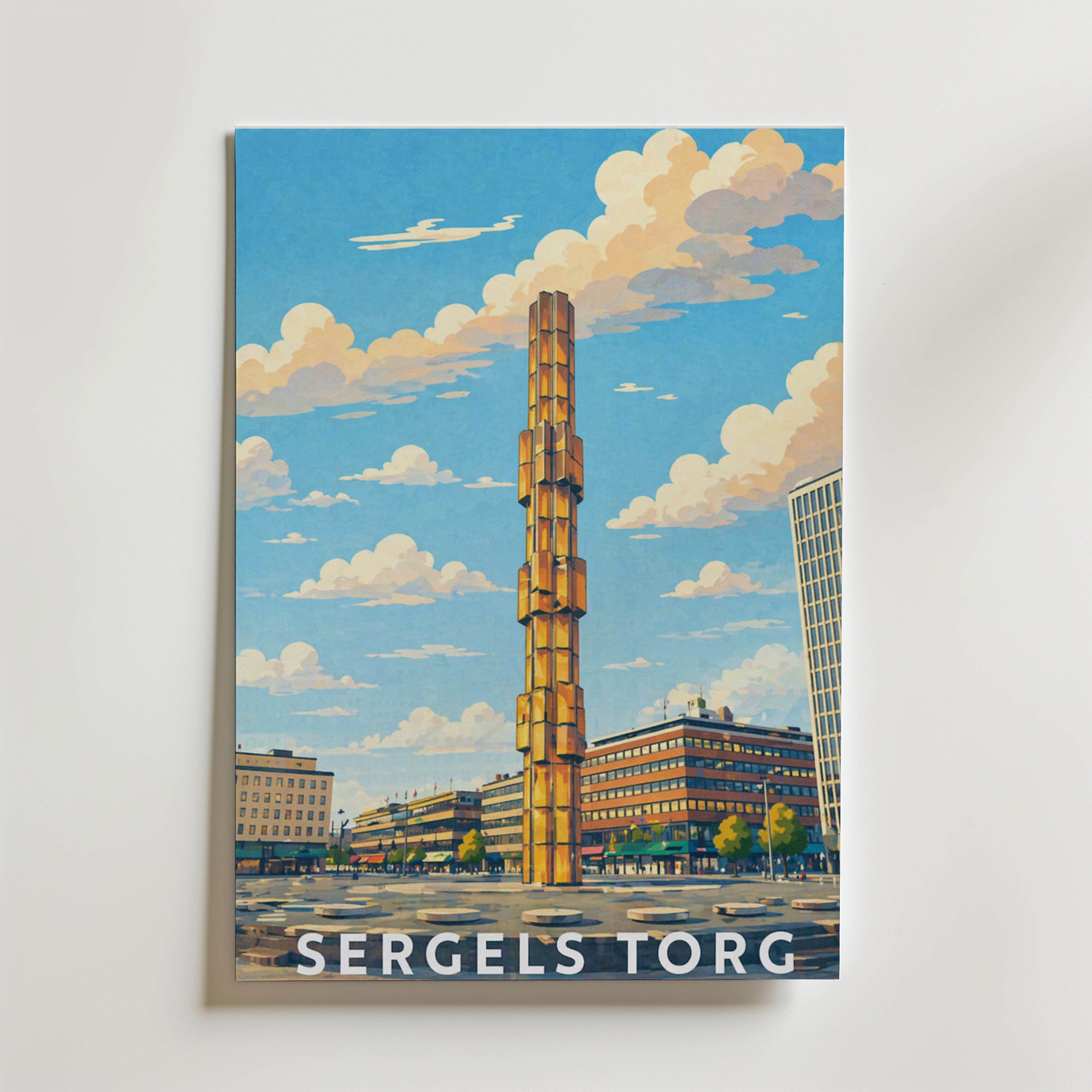 Sergels Torg Stockholm Poster