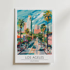 Los Angeles Palm Avenue Poster