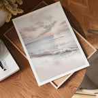 Soft Sunset Shore Poster