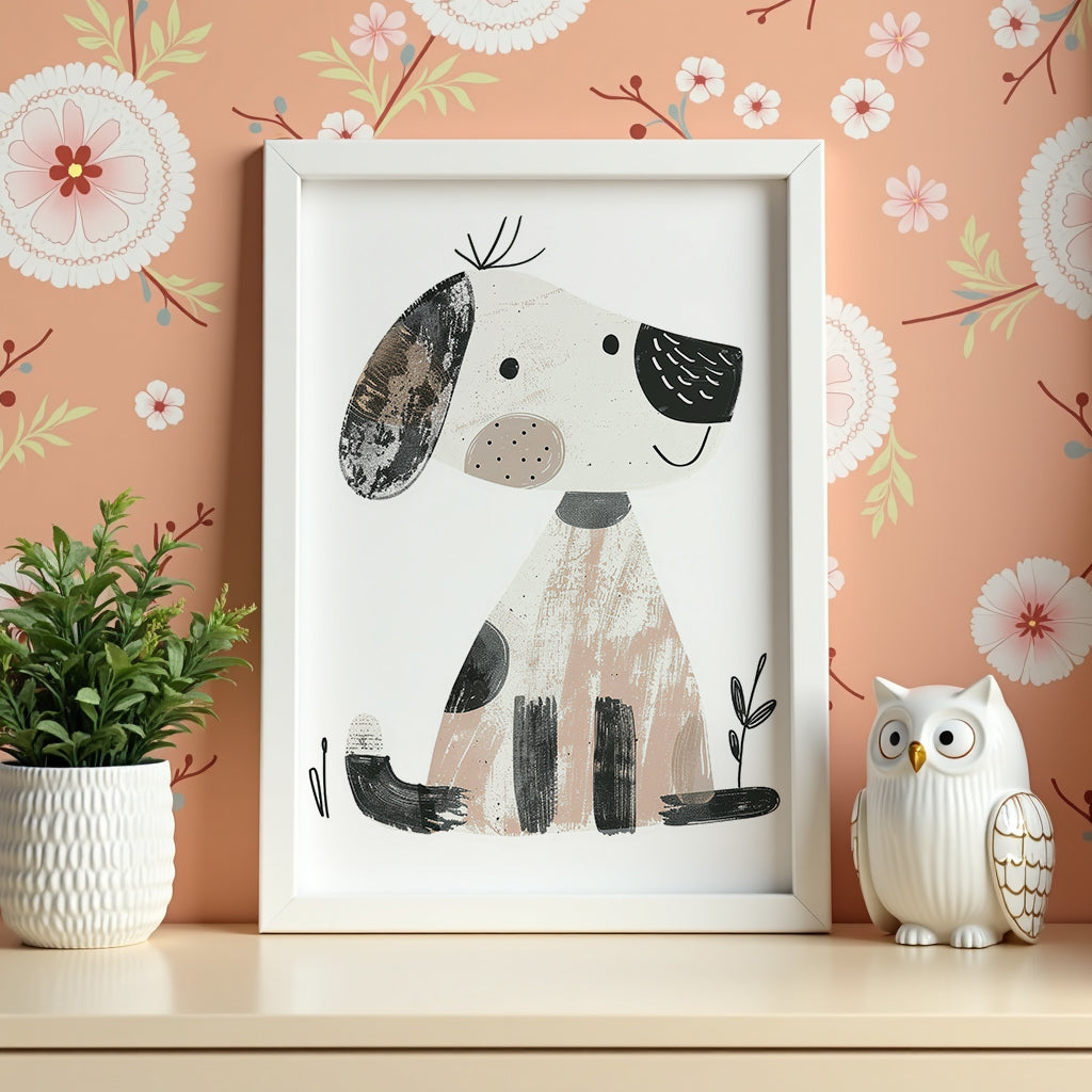 Playful Puppy Poster