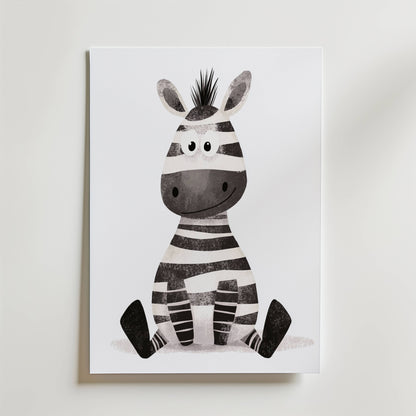 Cute Zebra Poster