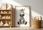 Cute Zebra Poster
