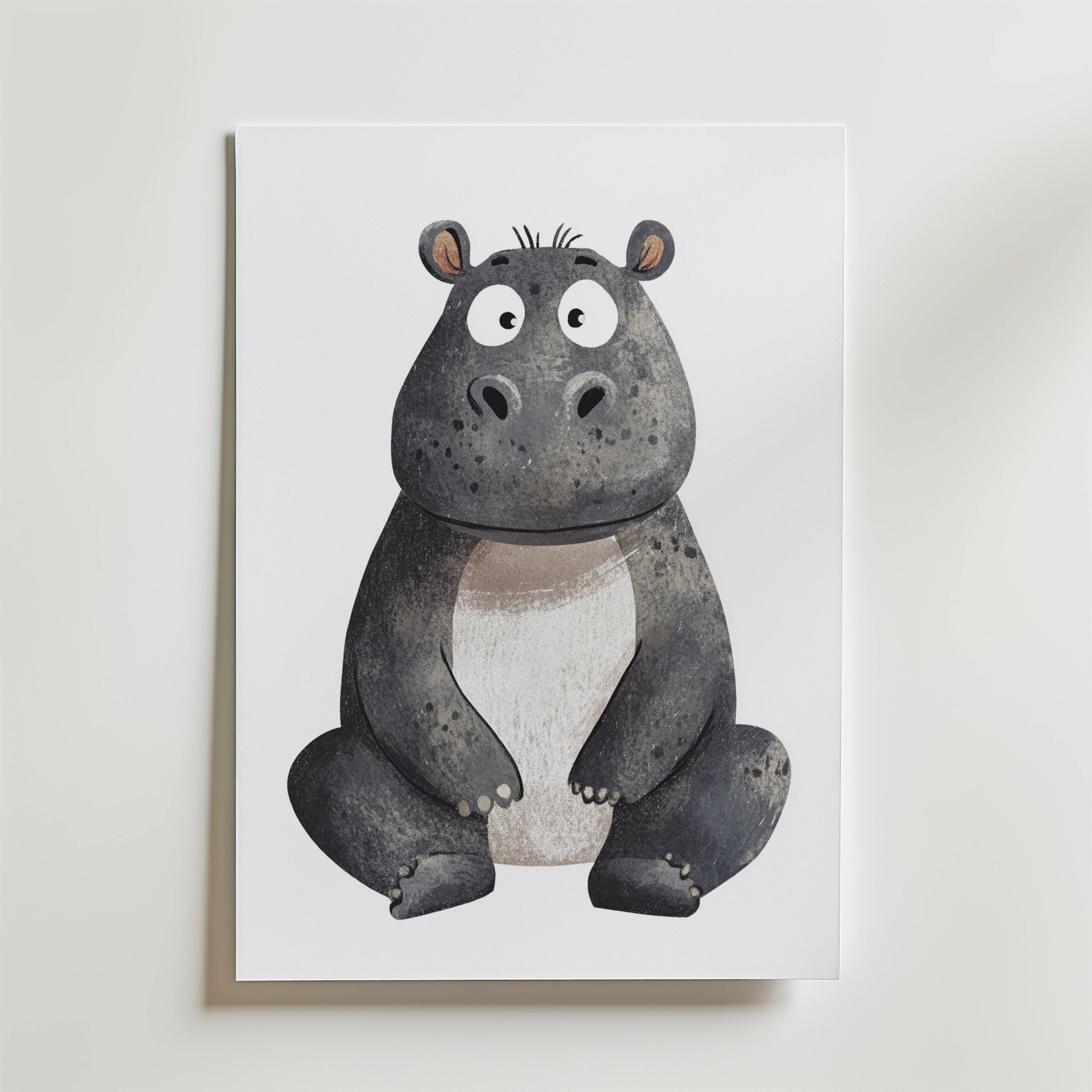 Happy Hippo Poster