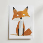 Curious Fox Poster