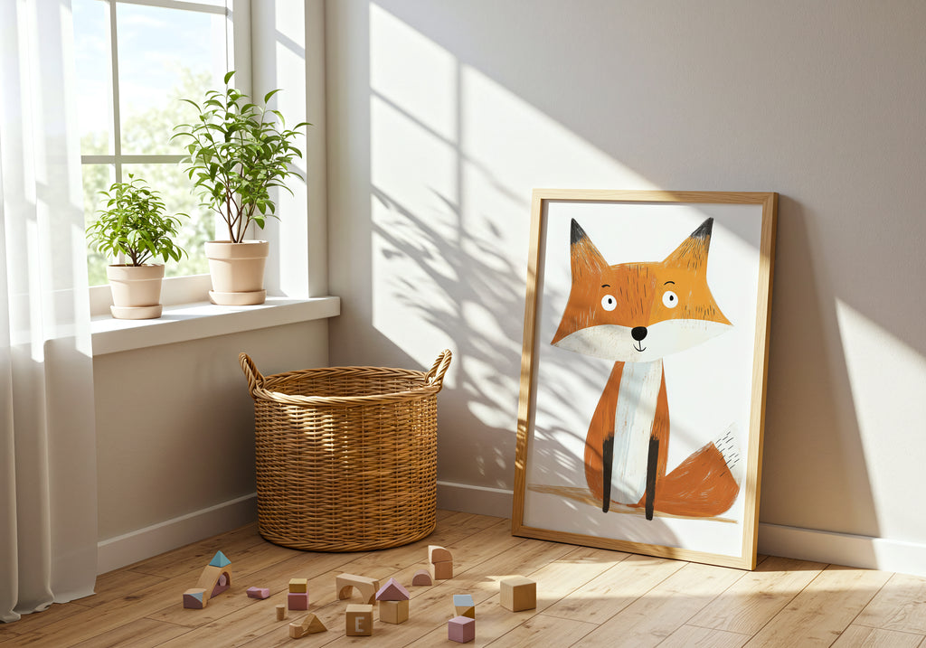 Curious Fox Poster