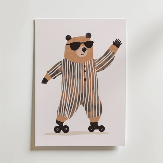 Roller Bear Poster