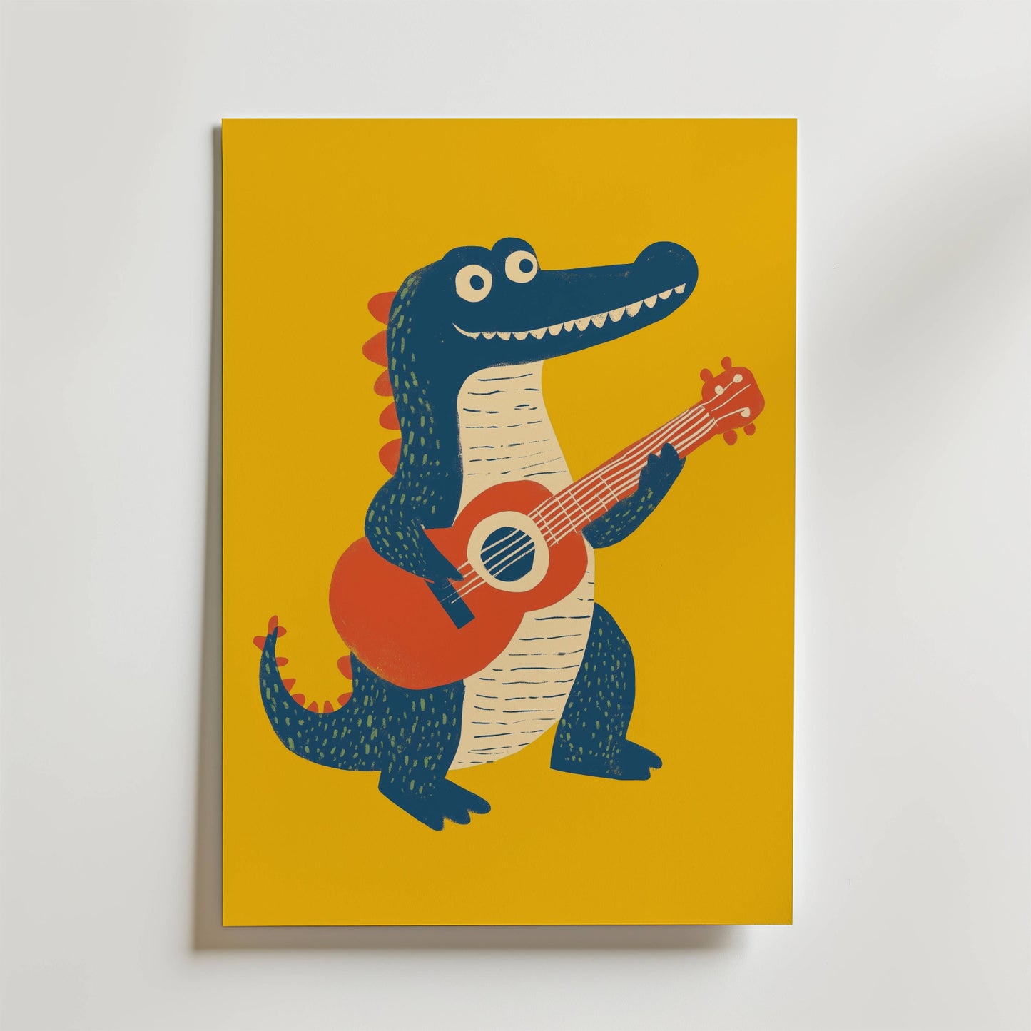 Guitar Gator Poster