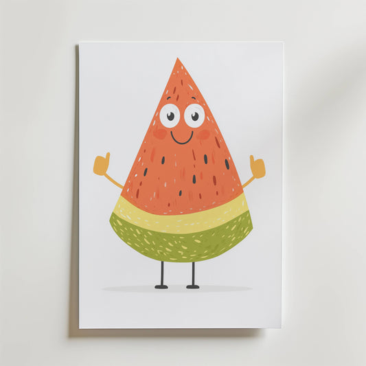 Cheerful Melon Poster