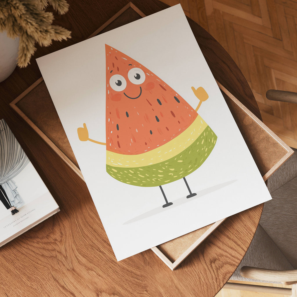 Cheerful Melon Poster