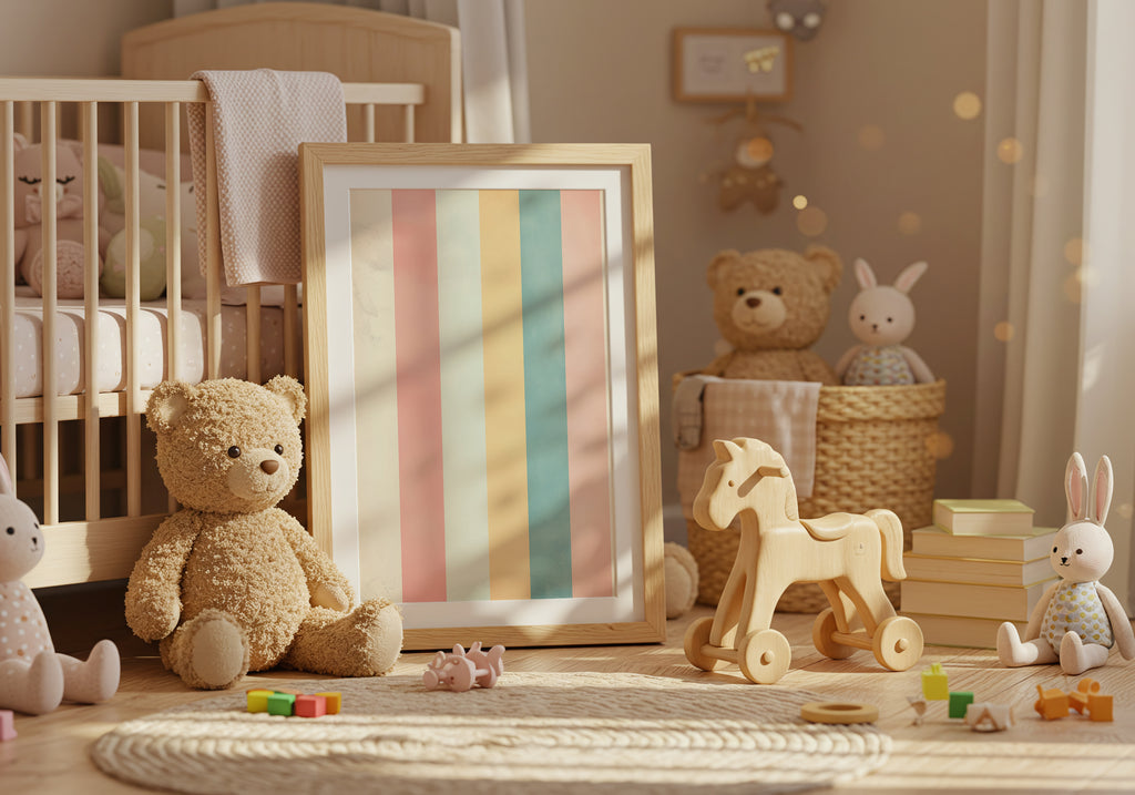 Pastel Stripes Poster