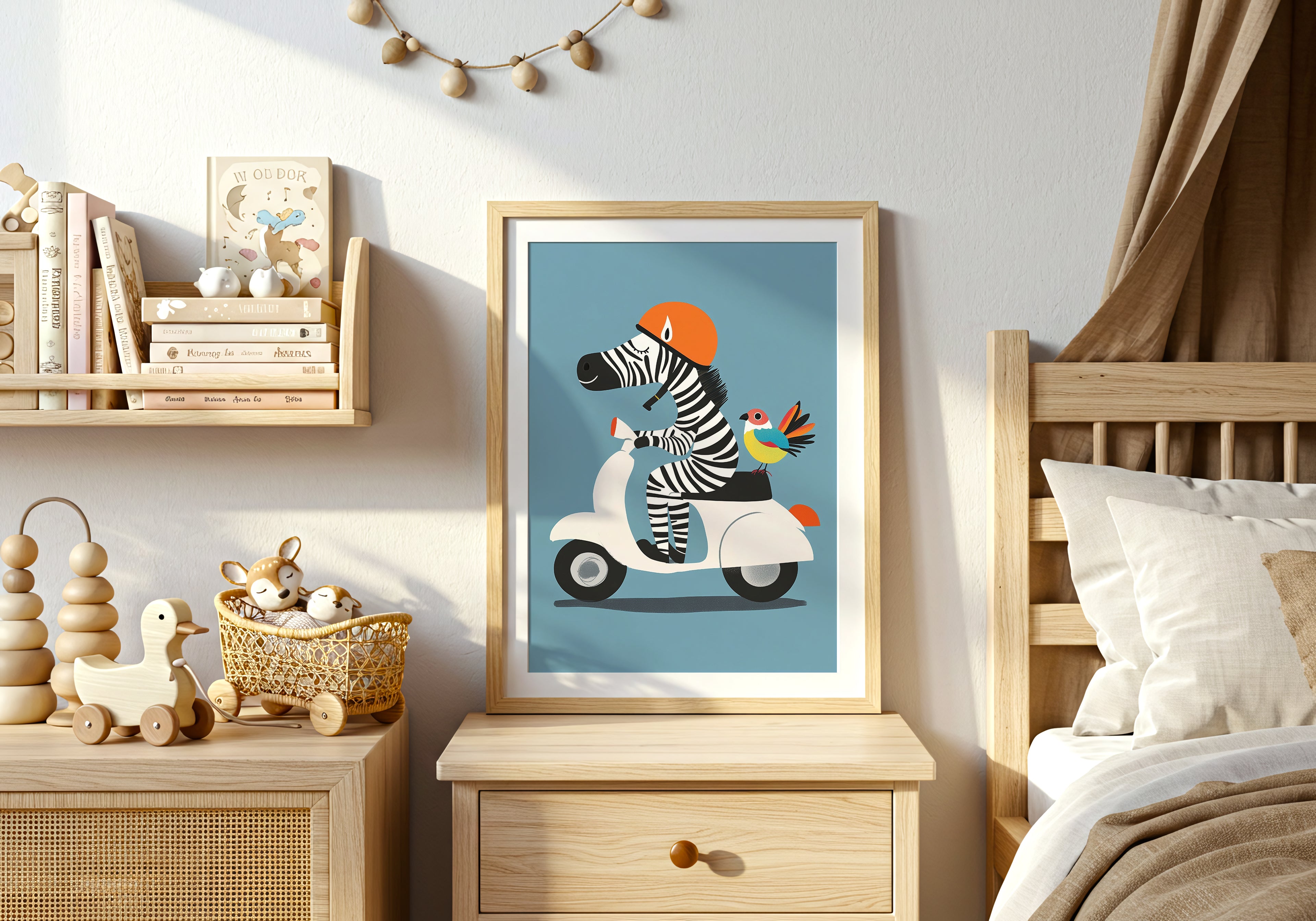 Zebra Ride Poster