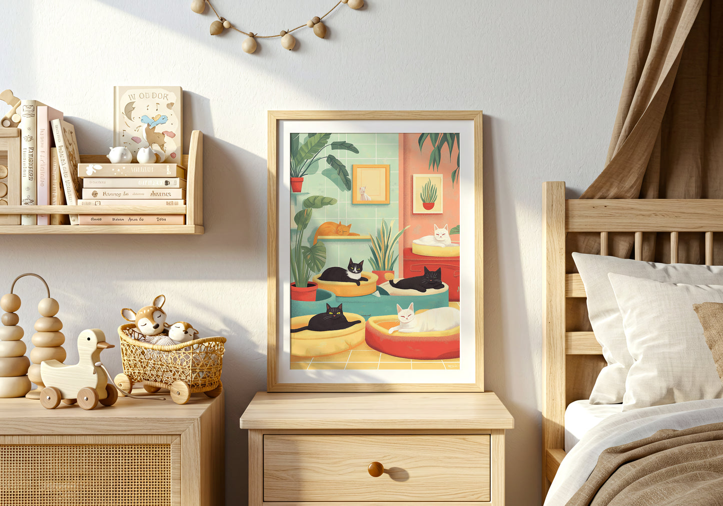 Cozy Cats Poster