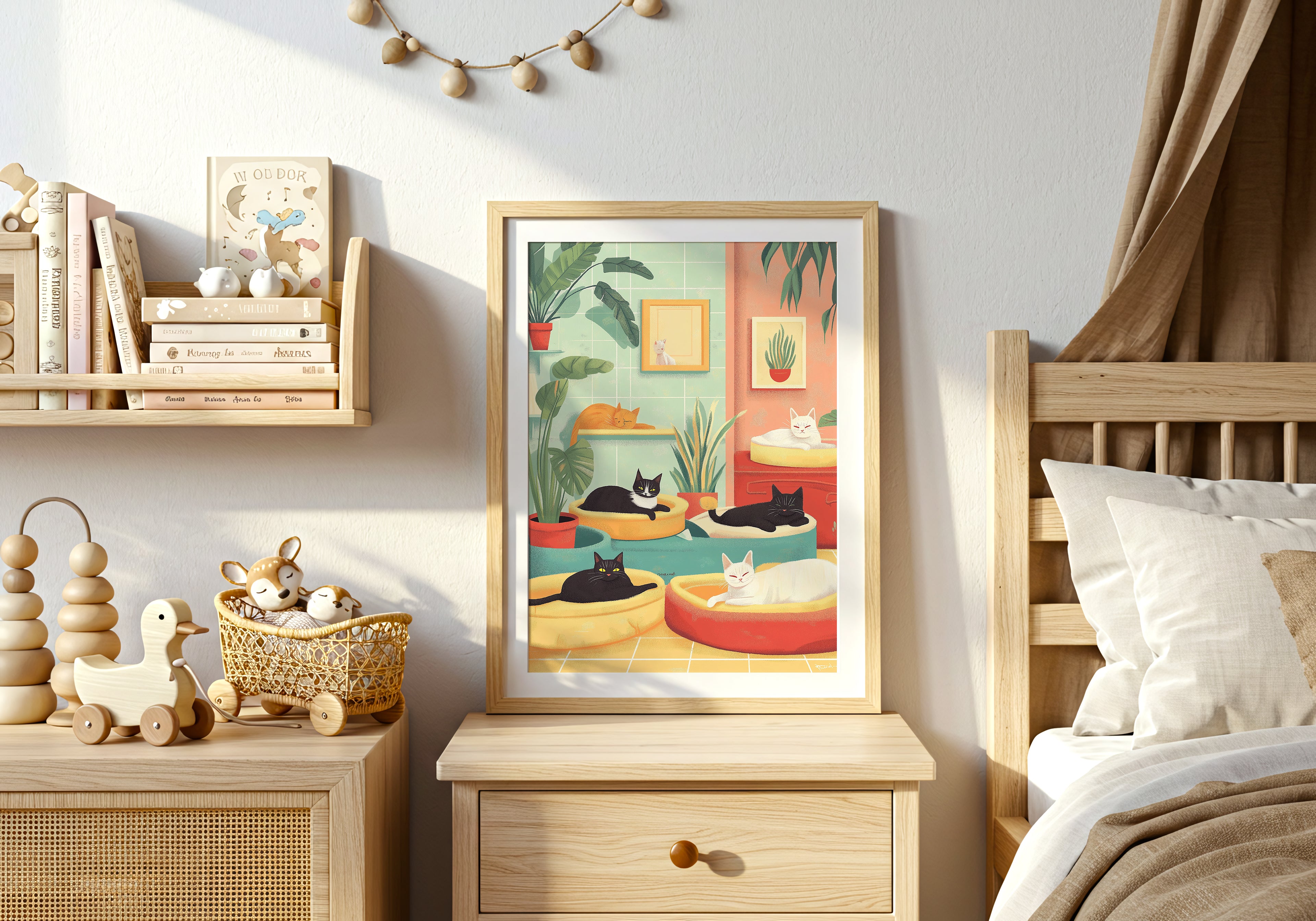 Cozy Cats Poster
