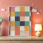 Color Block Harmony Poster