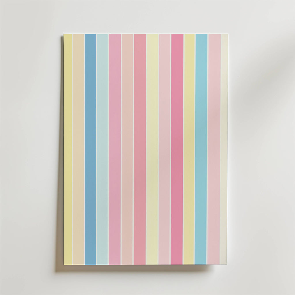 Pastel Stripes Poster