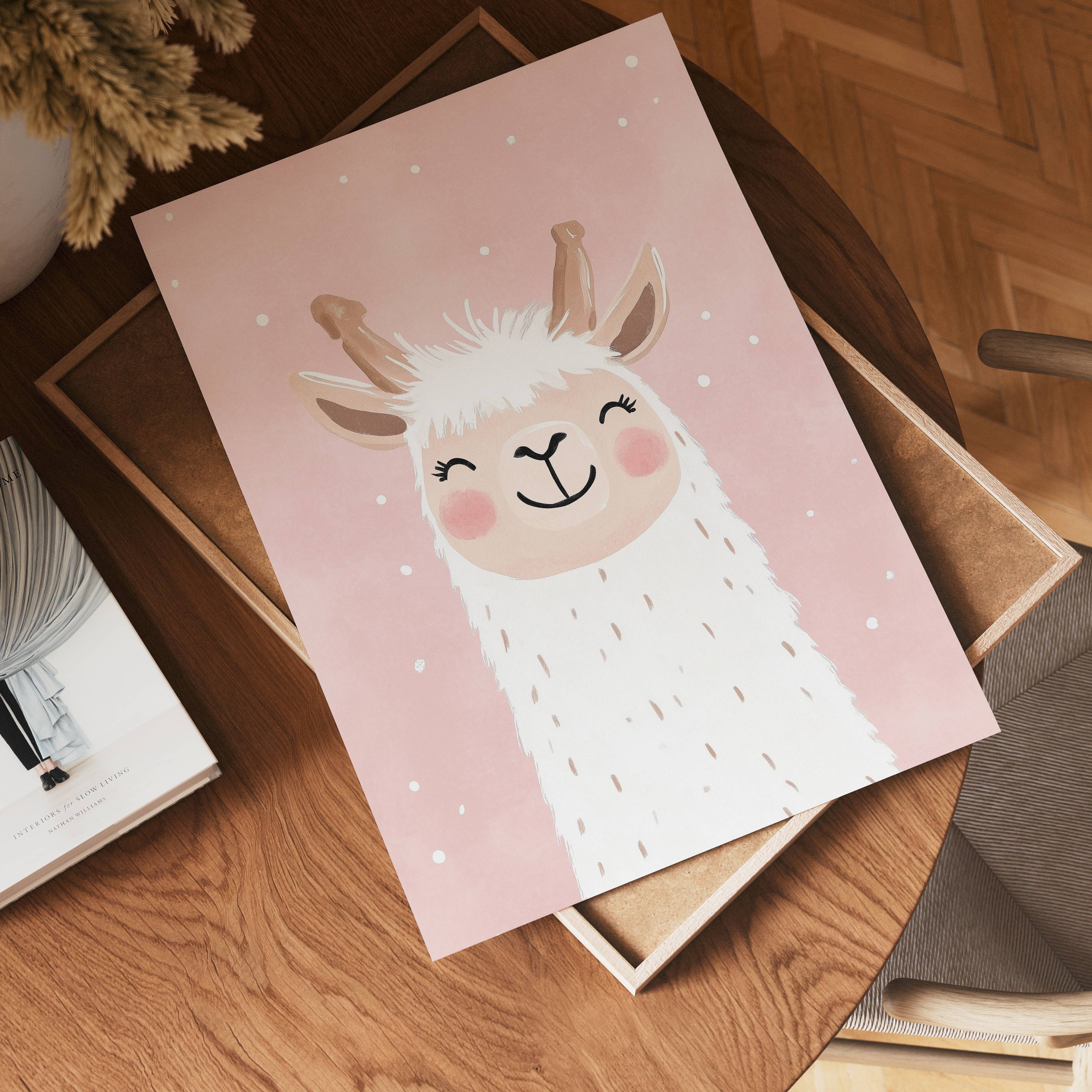 Happy Llama Poster