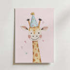 Party Giraffe Poster