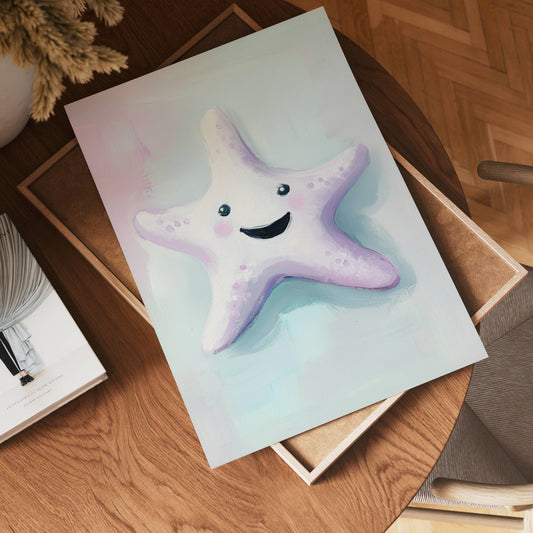 Smiling Starfish Poster