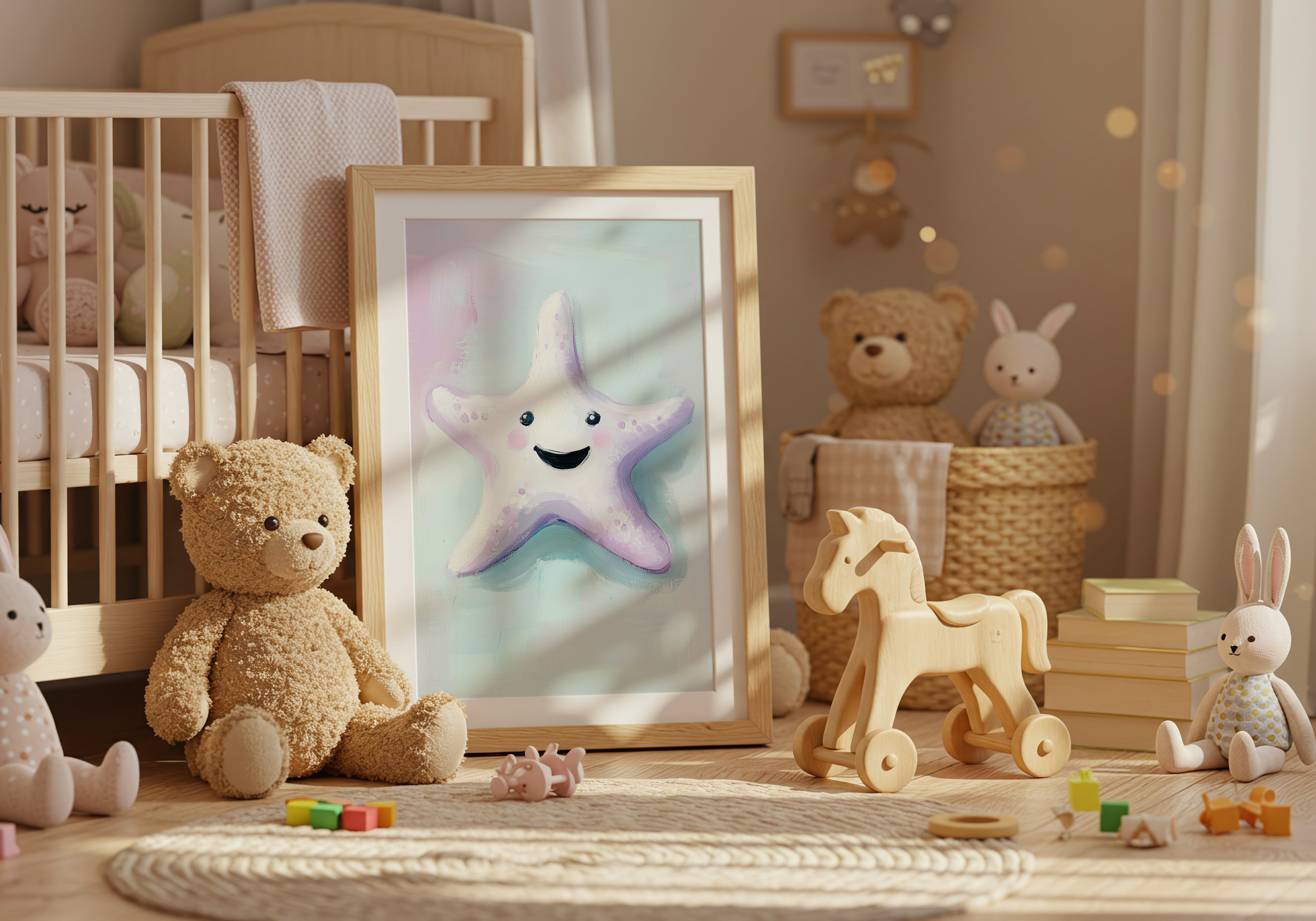 Smiling Starfish Poster