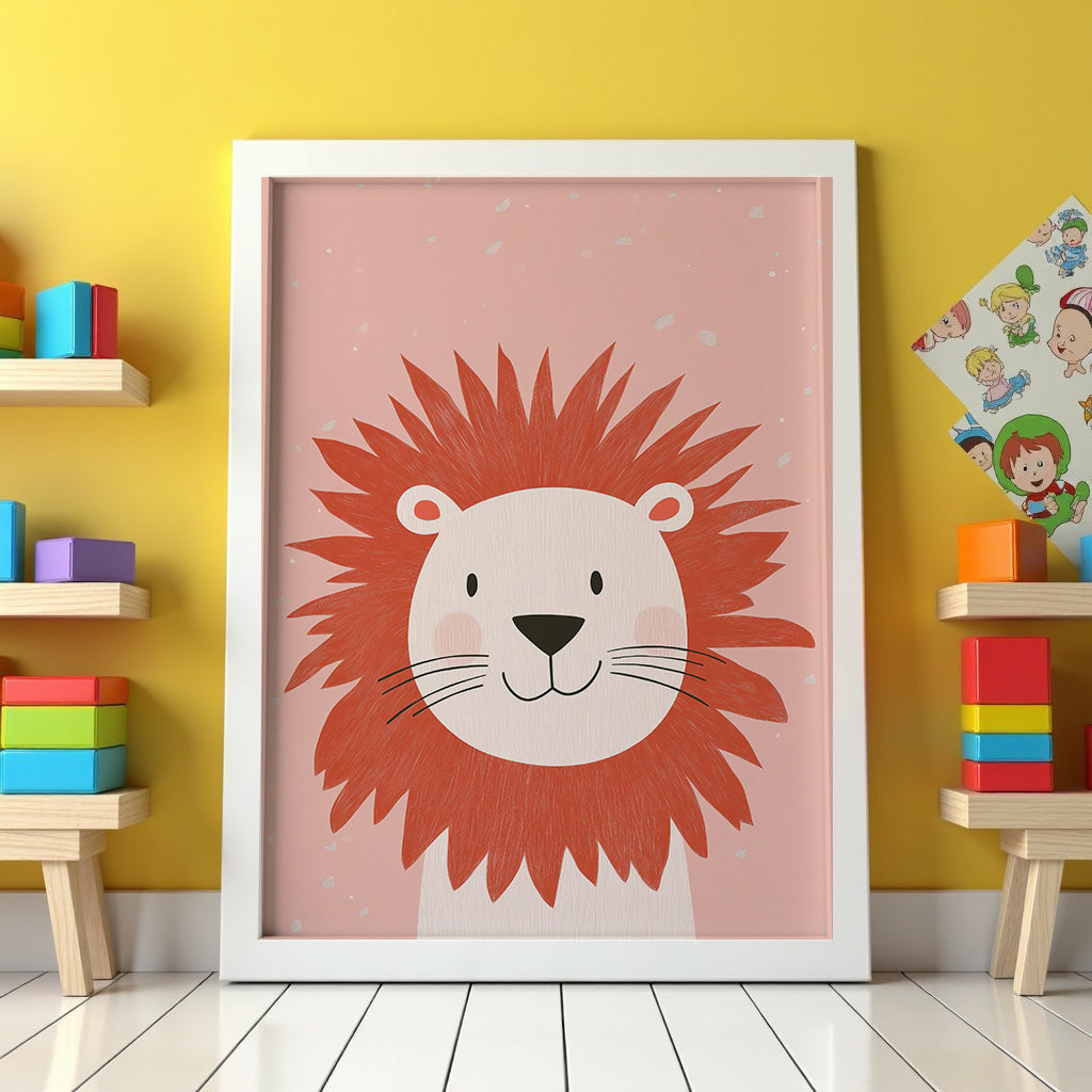 Happy Lion Poster
