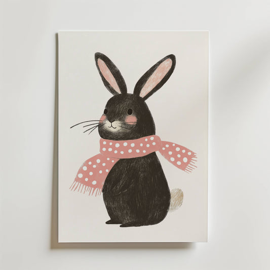 Cozy Bunny Poster