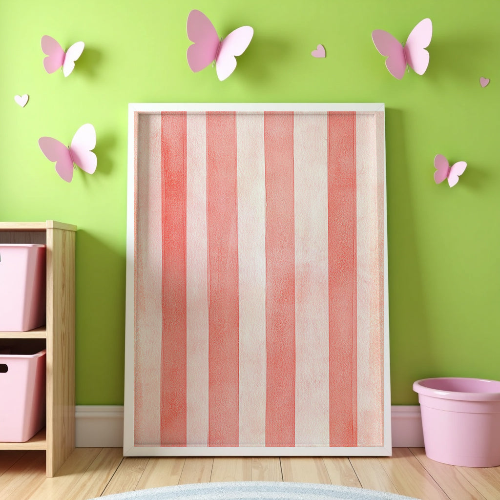 Pink Stripes Poster