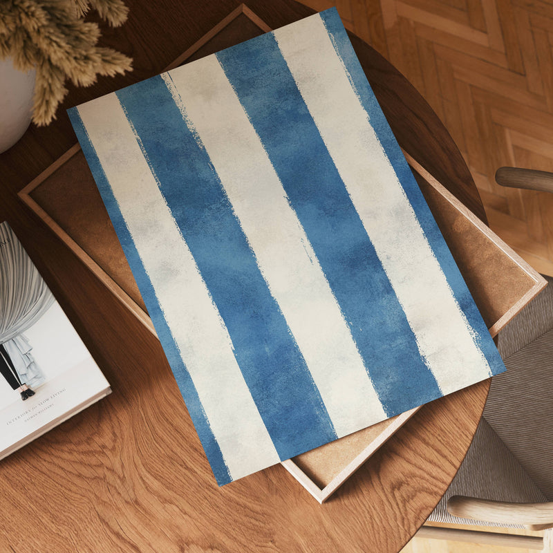 Blue Stripes Poster