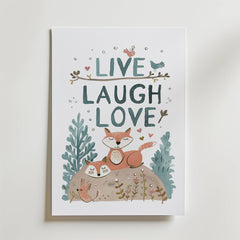 Live Laugh Love Poster