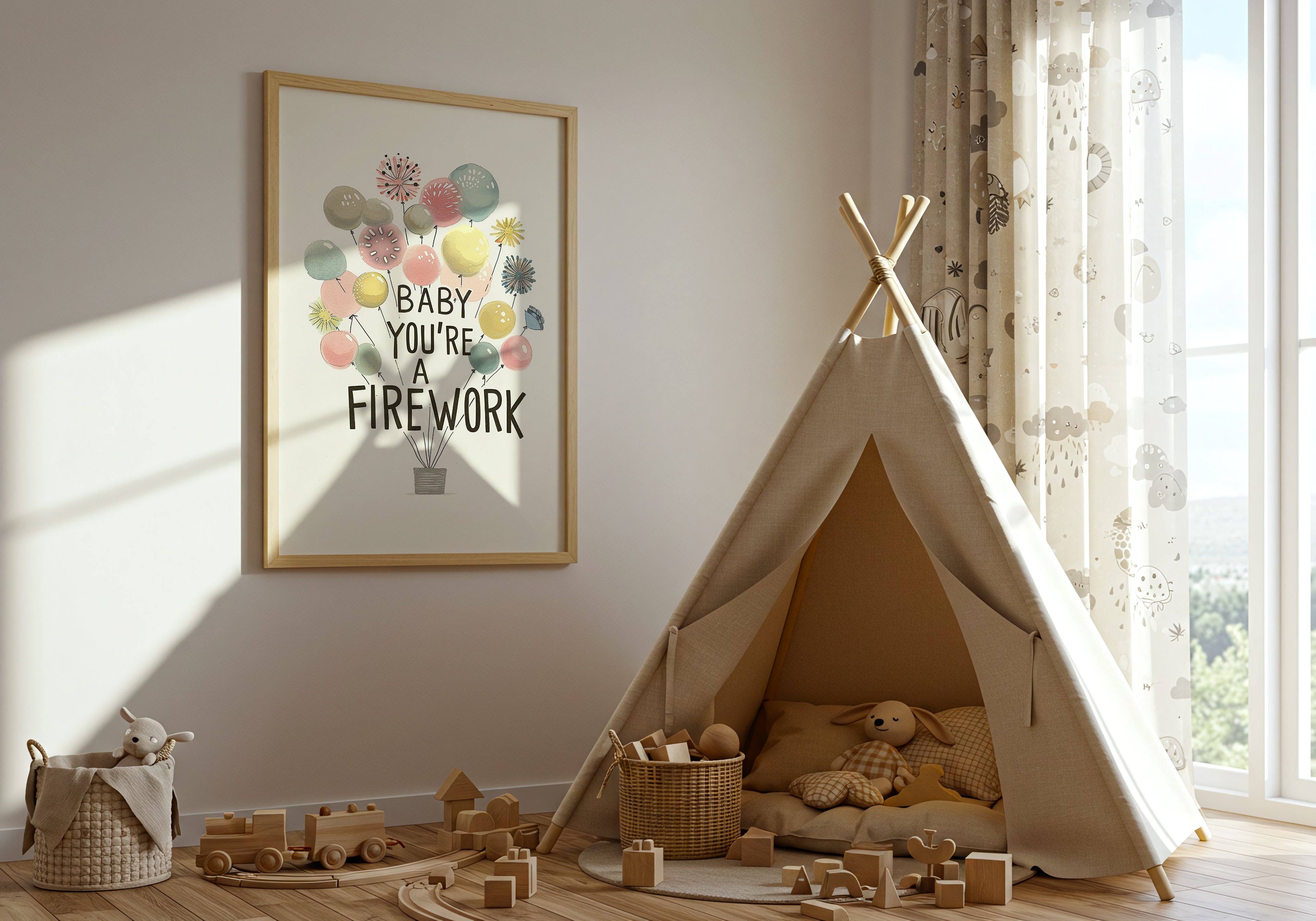 Baby You’re a Firework Poster