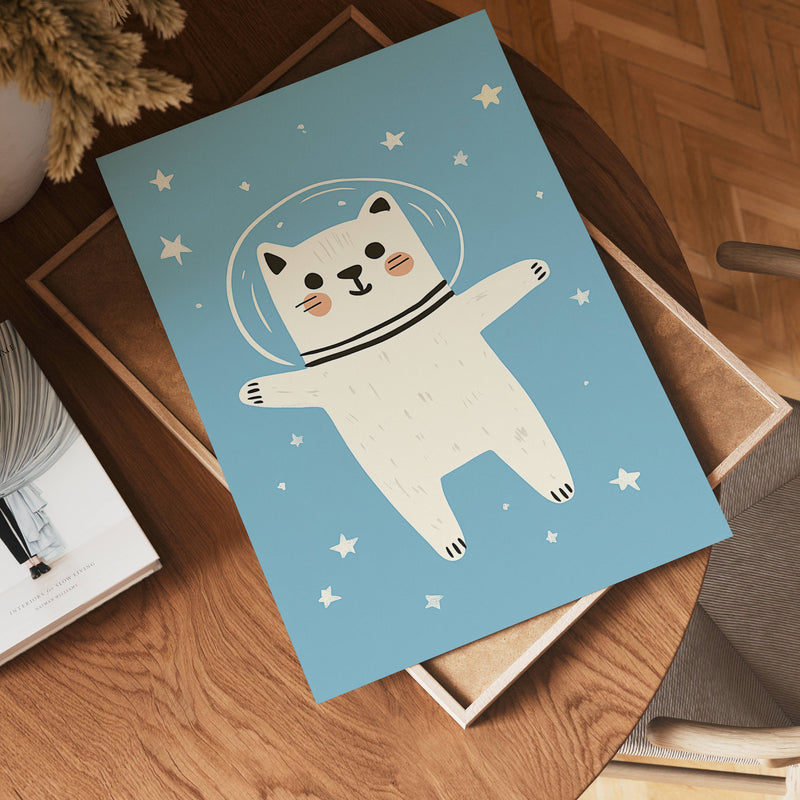 Space Cat Poster