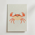 Happy Crab Poster