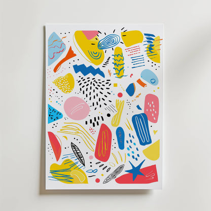 Playful Shapes Poster
