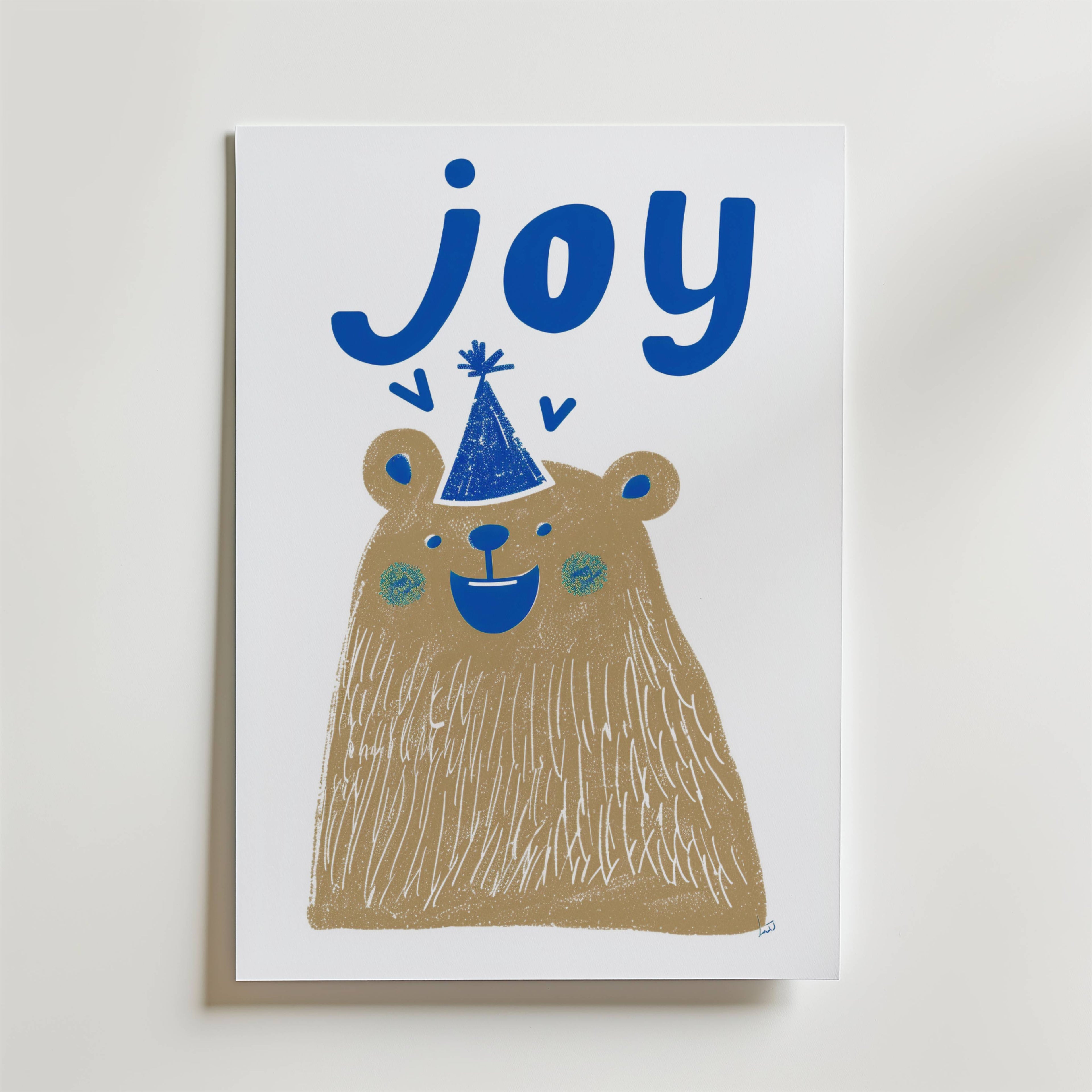 Joy Bear Poster
