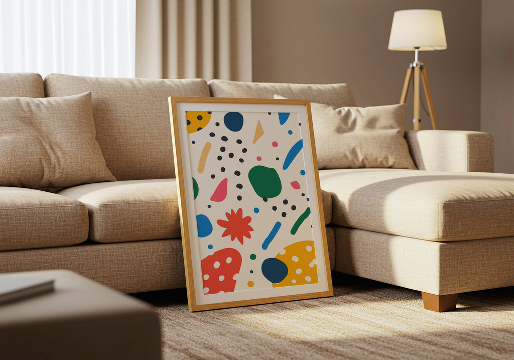 Abstract Joy Poster