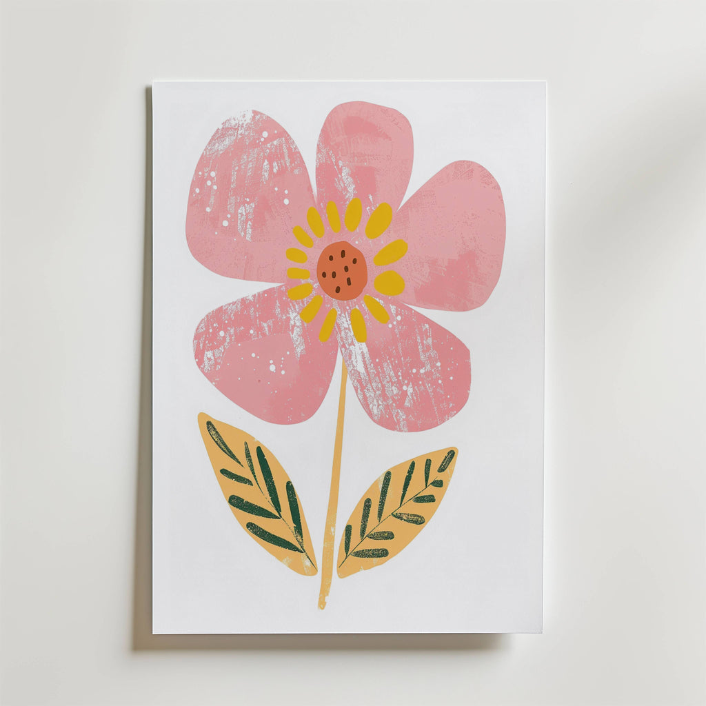 Pink Flower Poster