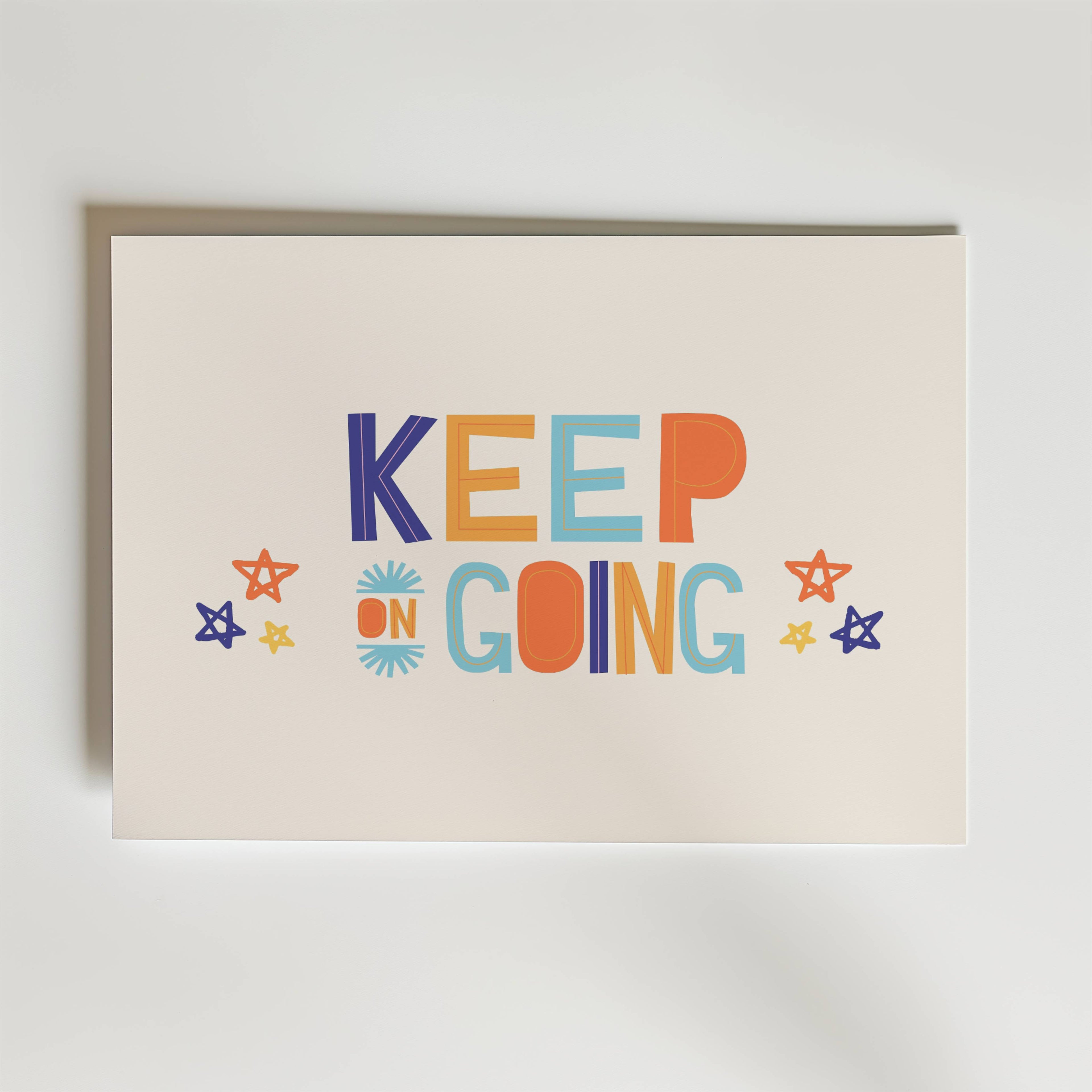 Keep On Going Poster