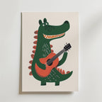 Dino Guitarist Poster