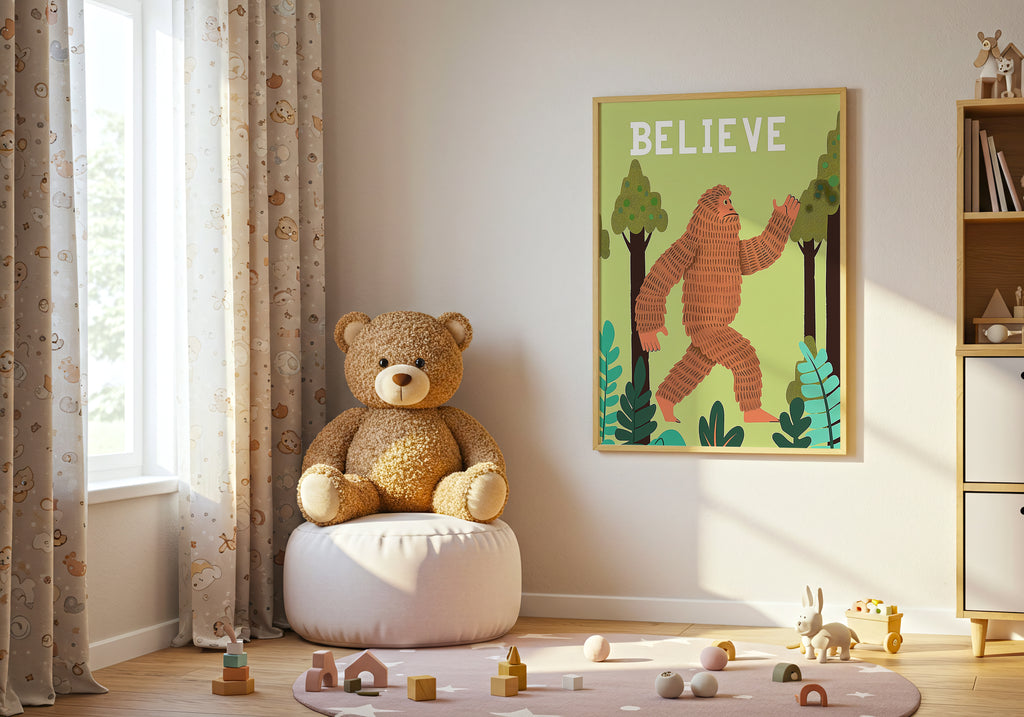 Believe Bigfoot Poster