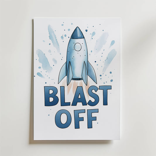 Blast Off Poster