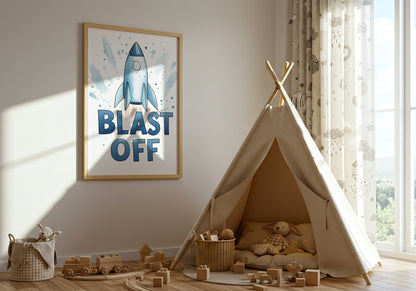 Blast Off Poster
