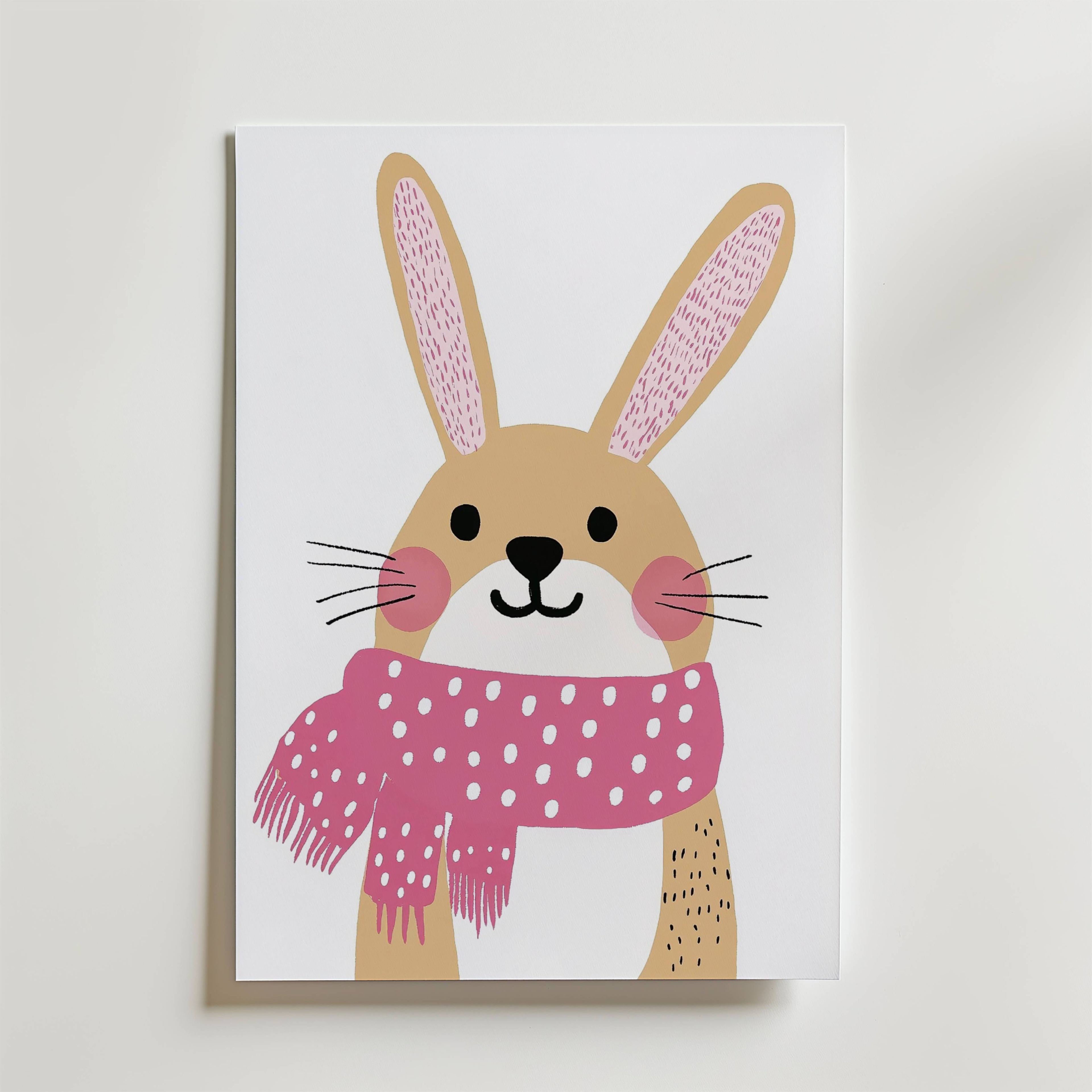 Cozy Bunny Poster