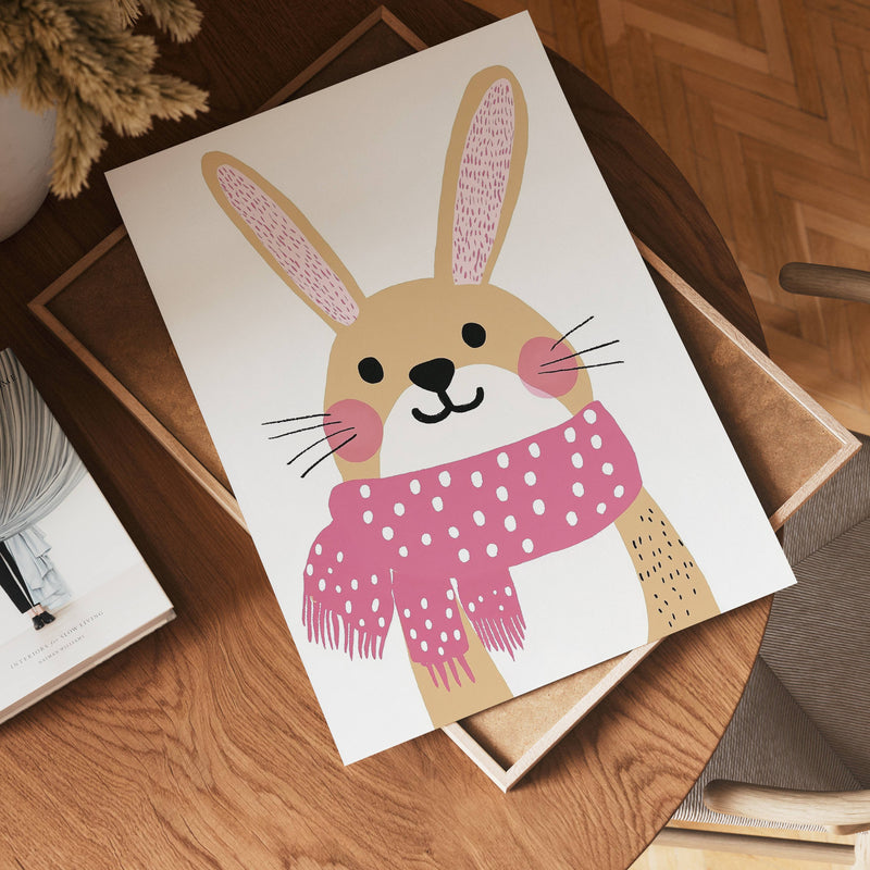 Cozy Bunny Poster