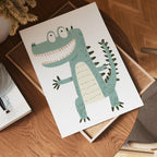 Happy Crocodile Poster