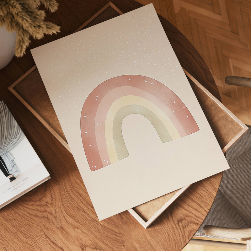 Soft Rainbow Poster