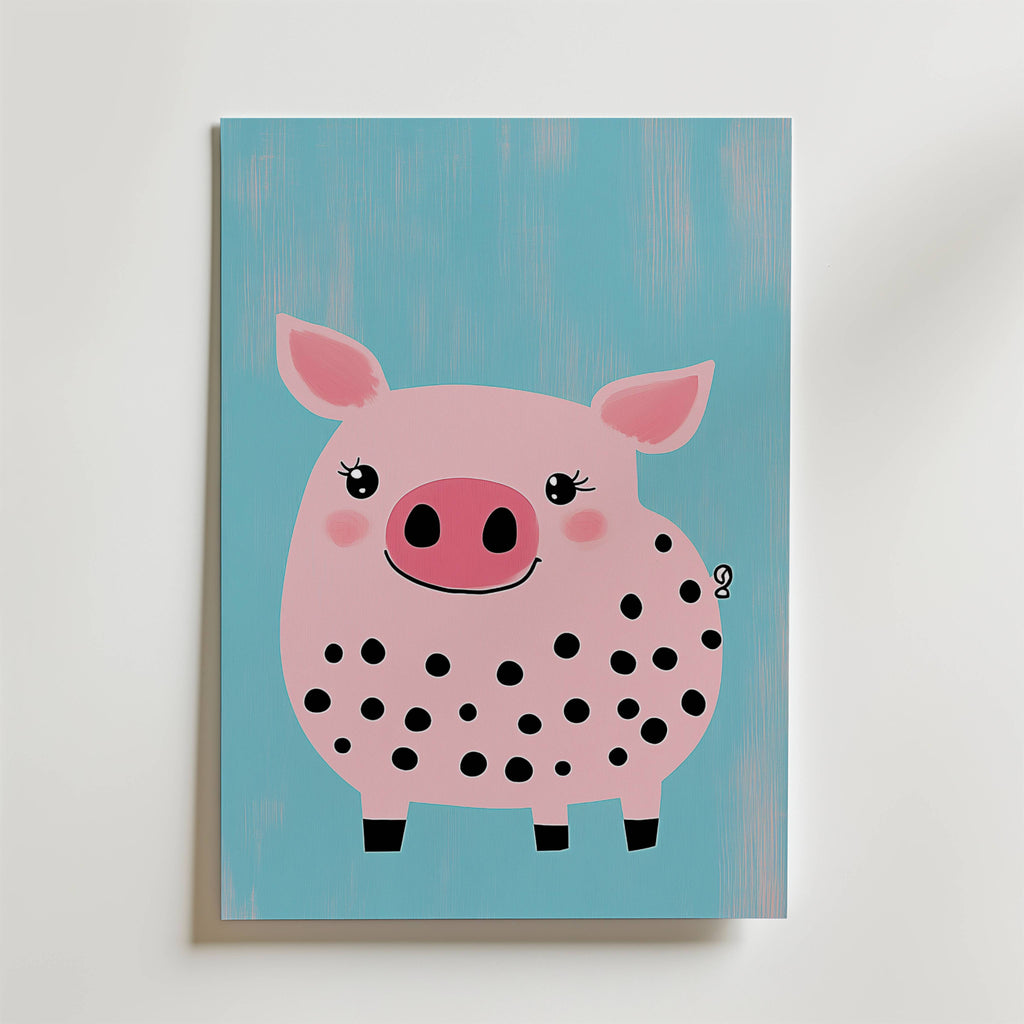 Polka Pig Poster