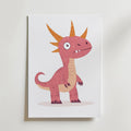 Pink Dino Poster